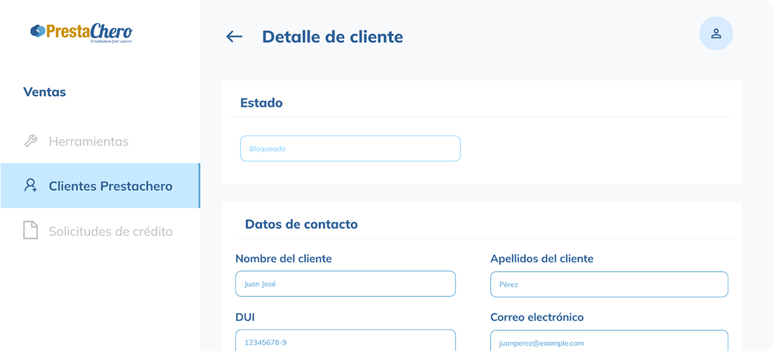 Vista de Refill en dispositivos